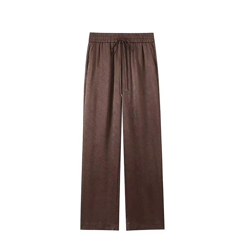 NLZGMSJ Nouveauté Printemps 2026 – Ensembles Femme : Pantalon Large Effet Froissé et Veste de Bureau