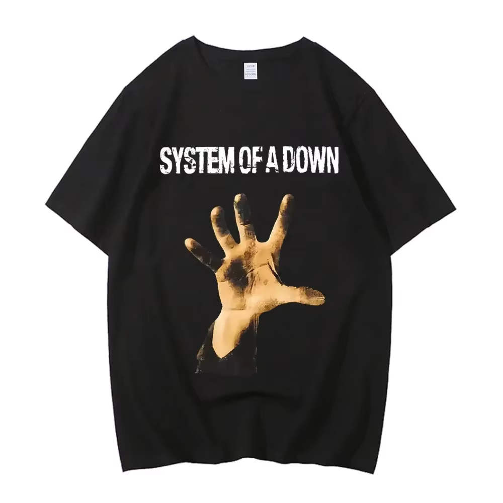 T-shirt femme vêtements rue T-shirt Rock T-shirt alternatif haute qualité T-shirt système d'une couv