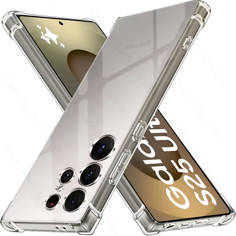 Coque transparente en TPU souple S25Ultra pour Samsung Galaxy S25 S26 Ultra S25+ S26+ S26 Plus S26Ul