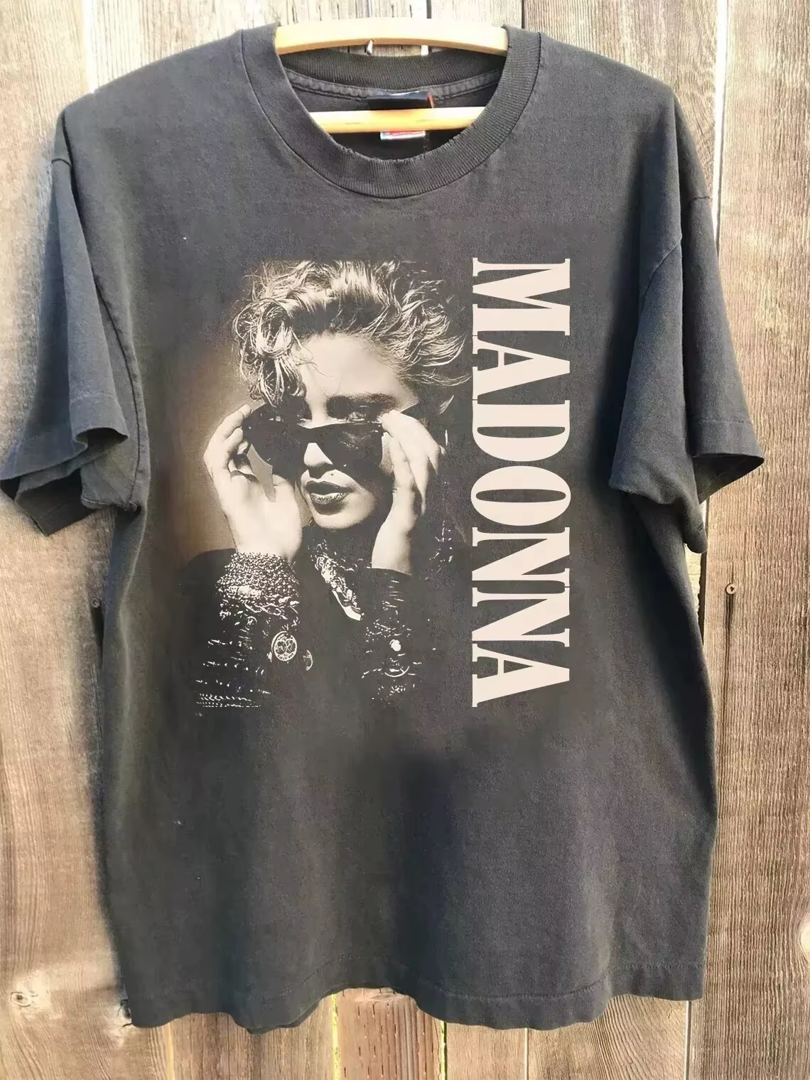 Chemise Madonna Madonna Graphic Tour T-Shirt en coton charbon de bois unisexe été nouveaux hommes et
