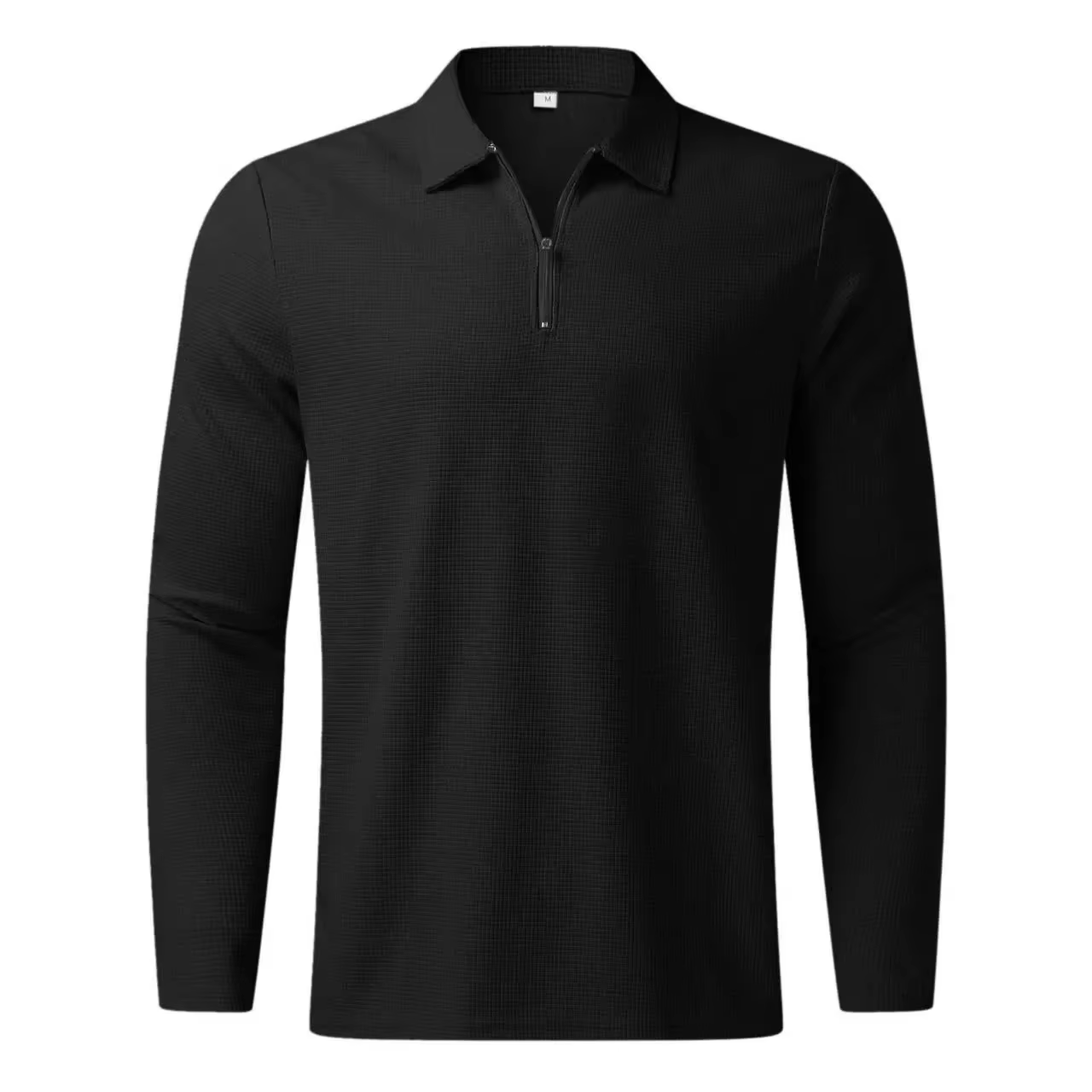 Nouveaux Polos Homme Tendance en Tissu Gaufré Confortable et Respirant – Hauts Décontractés à Manche