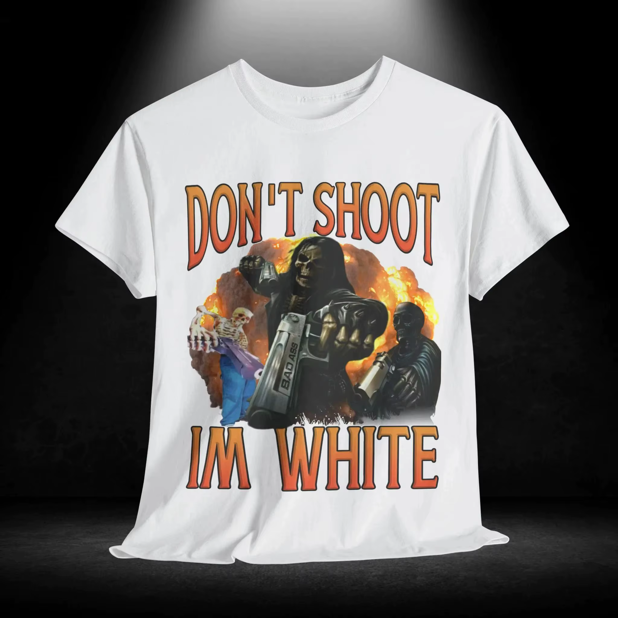 T-shirt unisexe en coton imprimé, humoristique et irôme, nouveauté, vêtements graphiques offensoriel