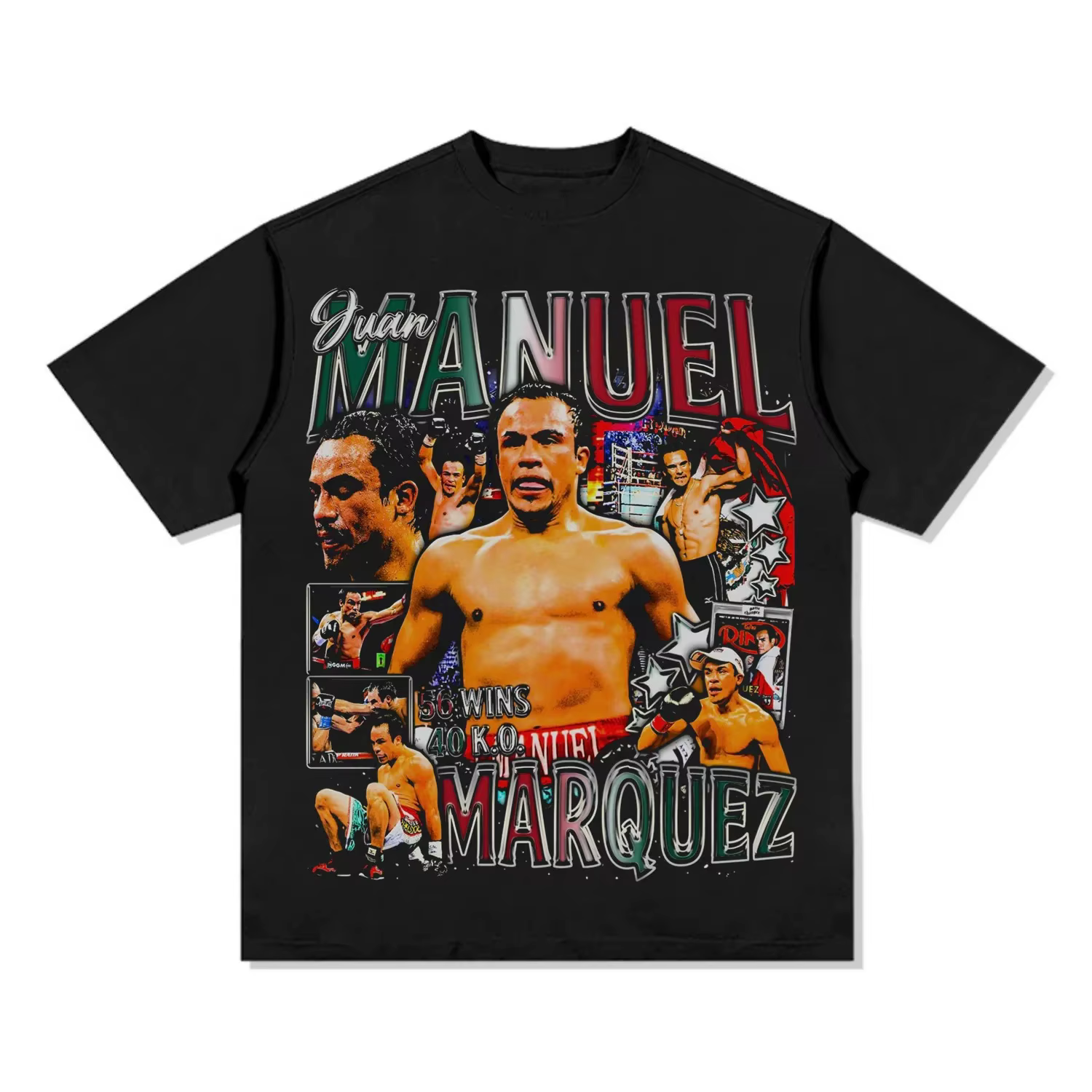 Juan Manuel Marquez 56 gagne T-Shirt boxe coton T-Shirt mexicain boxe héros hommes femmes Vintage co