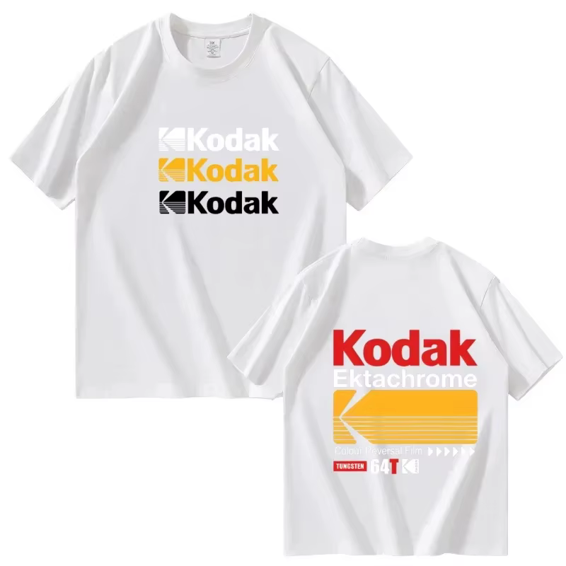 Le nouveau t-shirt de Kodak - un article de marque très vendu pour l'été - chemise polyvalente à man