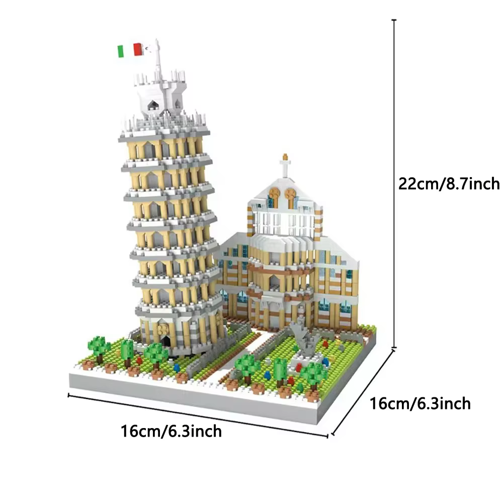 KNEW BUILT Modèle du Christ Rédempteur de 45 cm, 2787 pièces : Micro-blocs épiques du monument brési