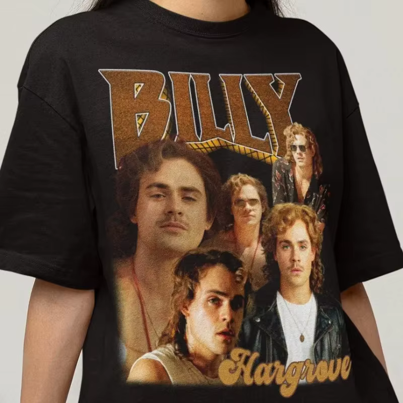 T-shirt Billy Hargrove - T-shirt vintage de film, Dacre Montgomery, T-shirt de film d'horreur, T-shi