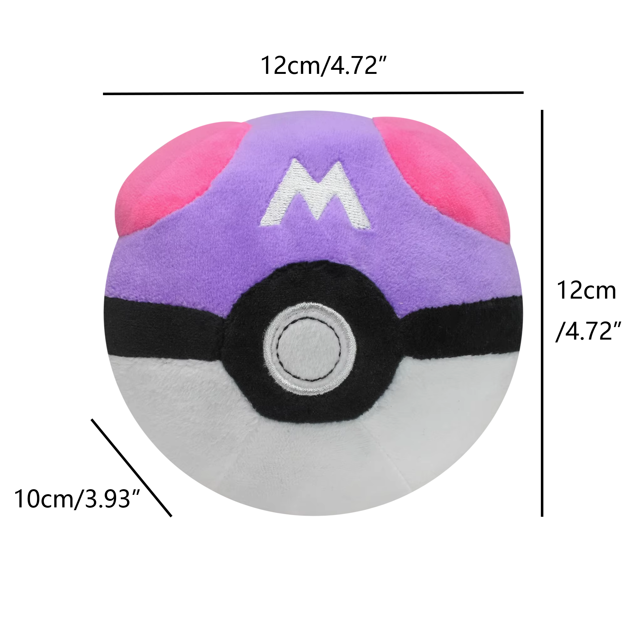 Maître balle grande balle Ultra balle Poké balle jouets en peluche doux animaux en peluche dessin an