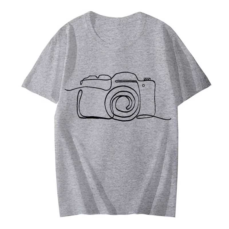 Photographe graphique t dessus de chemise vêtements appareil photo amant t-shirt Homme photographie 