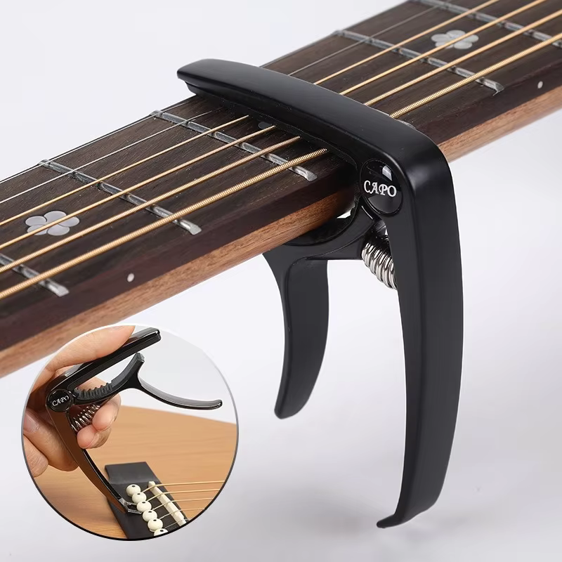 Capo de guitare en alliage de zinc, pince de réglage professionnelle pour guitare acoustique et élec