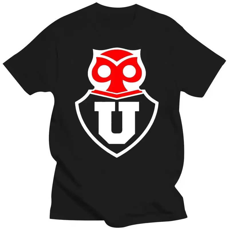 T-Shirt Classique en Coton à Col Rond pour Homme, Vêtement d'Université du Chili, Santiago, Football
