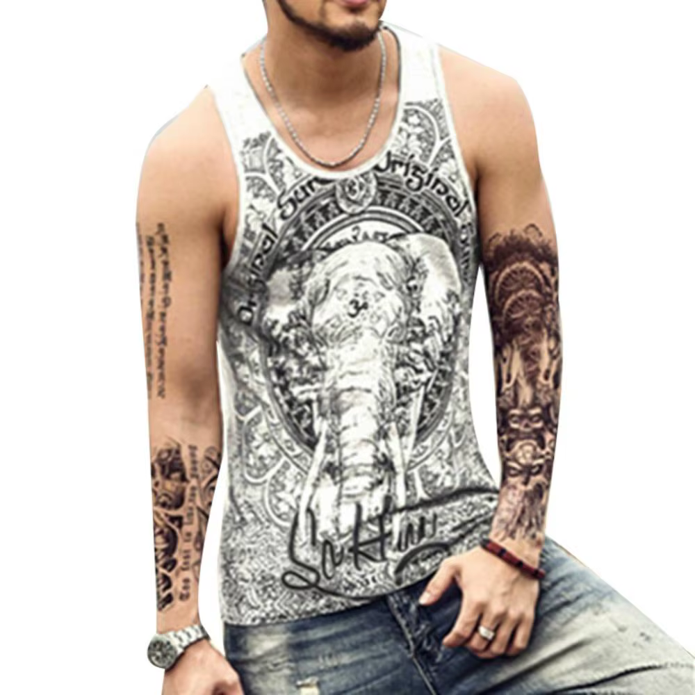 Gris hommes débardeur décontracté Fitness Singlets marque hommes sans manches Gasp Hip Hop gilet élé