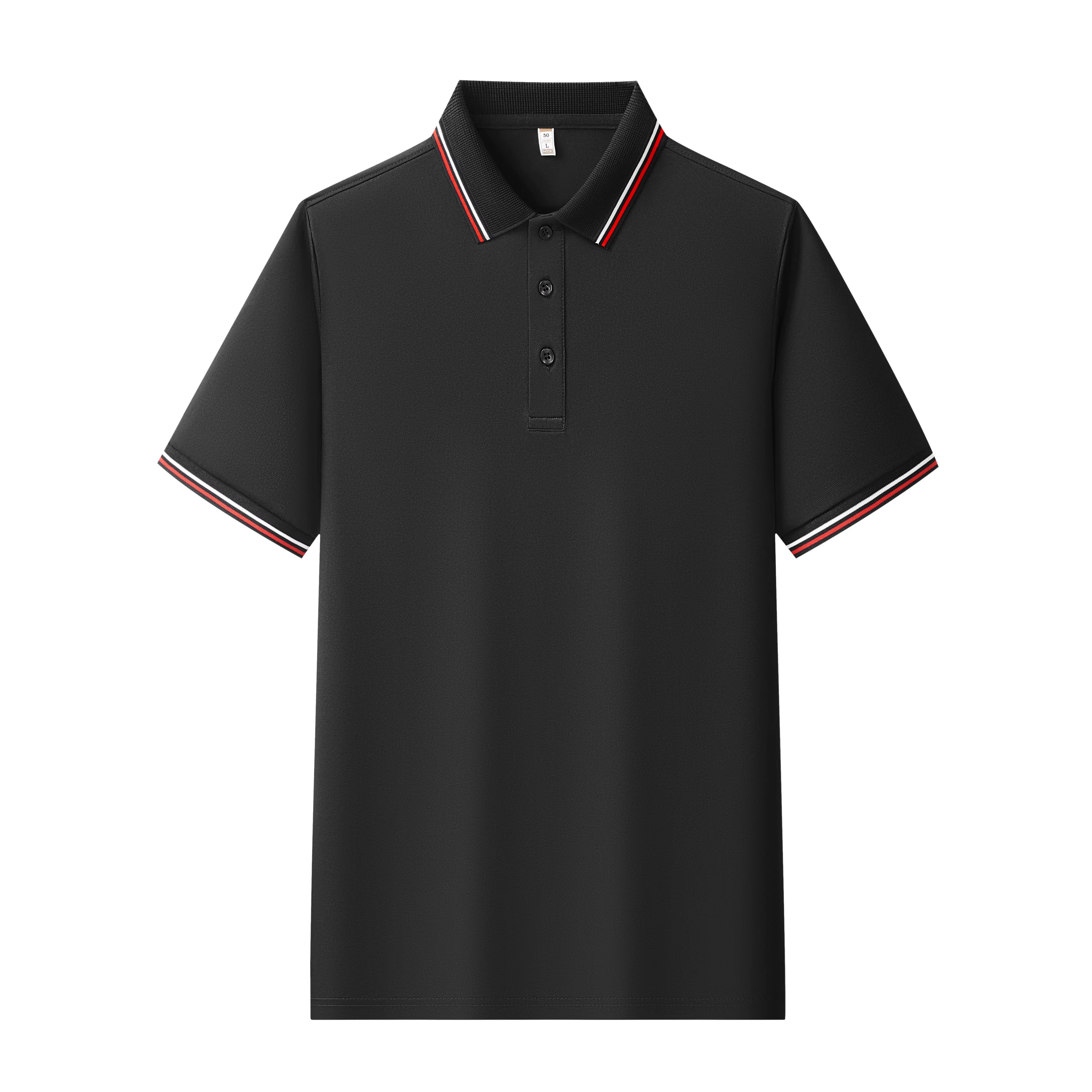 T-shirt à col polo à manches courtes, plusieurs couleurs disponibles, haut décontracté pour le burea