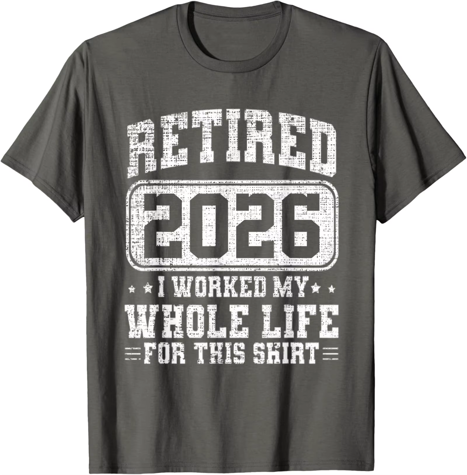 T-shirt Unisexe pour la retraite, motif 'Meilleur retraité 2026', Streetwear Oversize, Coton Décontr