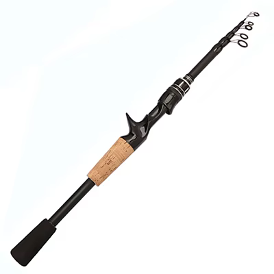 Canne à leurre télescopique 1.5M 1.8M 2.1M 2.4M canne à pêche Spinning en carbone canne à pêche Bait