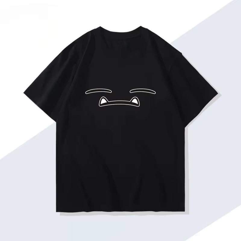 Pokémon jeu portable ronflex T-shirt été nouveaux hommes et femmes japonais Harajuku tendance ample