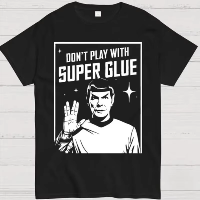 Nouveau T-shirt humoristique 2026 « Ne plaisantez pas avec la super colle » Star Trek pour homme, en
