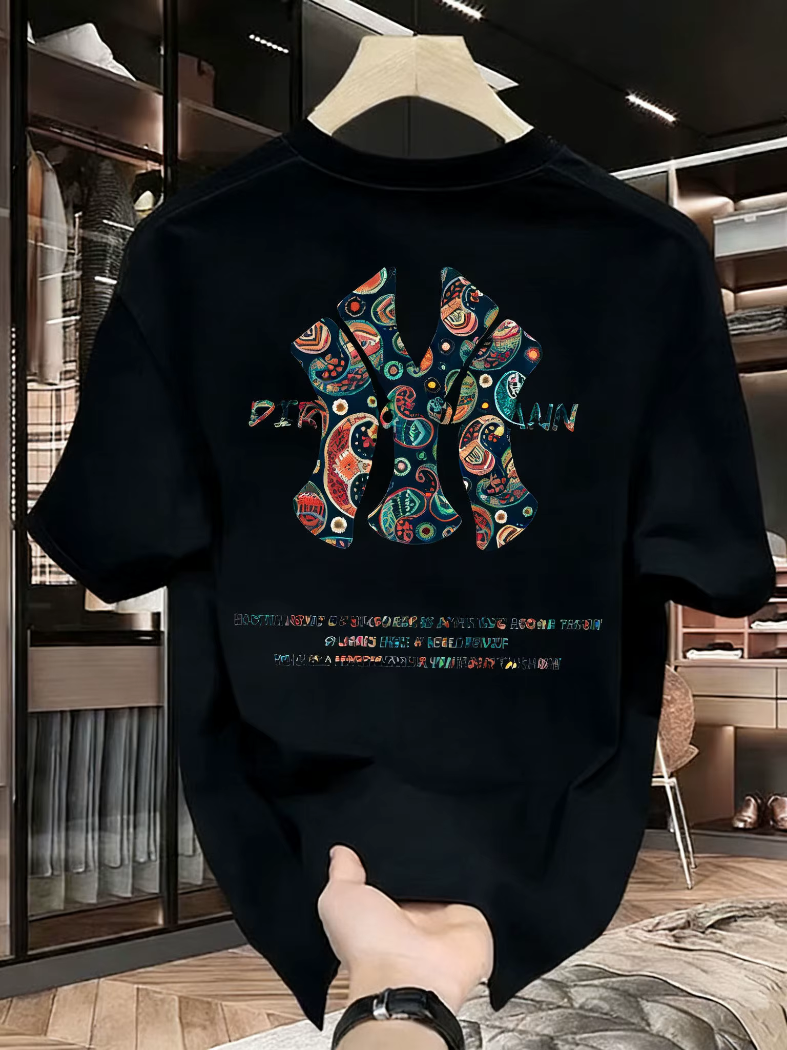 T-shirt imprimé d'été pour homme - T-shirt ample de haute qualité, décontracté, polyvalent et tendan