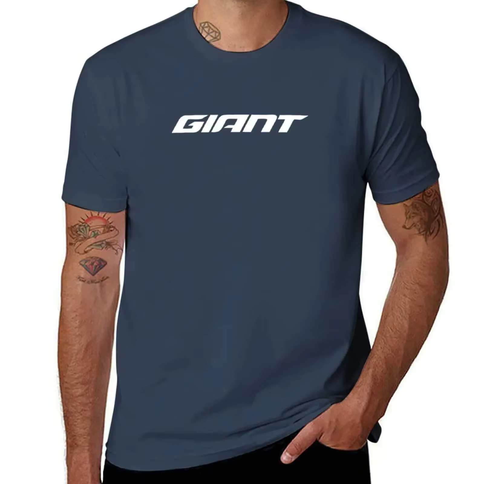 T-shirt Giant Bicycles, personnalisez votre propre haut d'été pour hommes