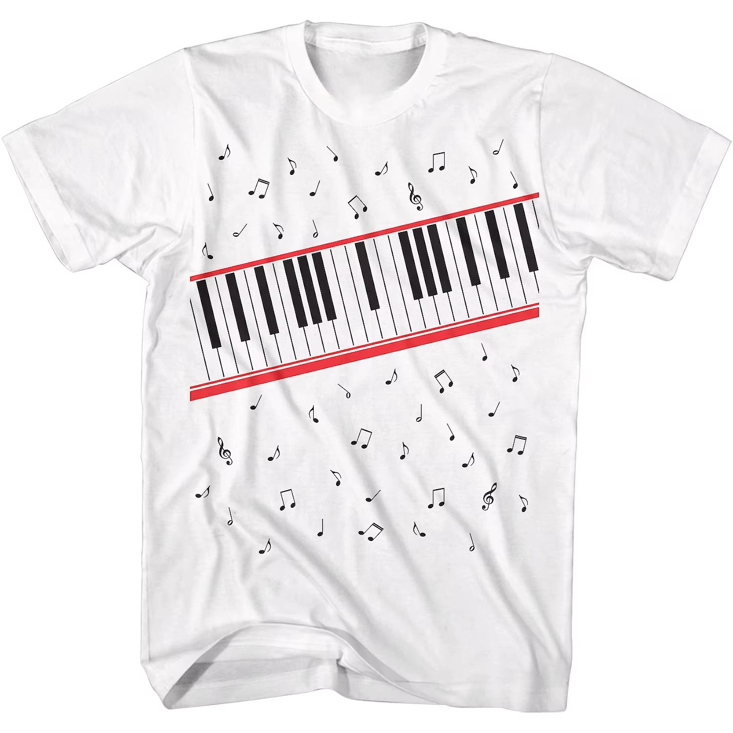 T-shirt Michael Jackson Movie MJ Beat It piano 100% coton unisexe pour hommes et femmes, T-shirt déc