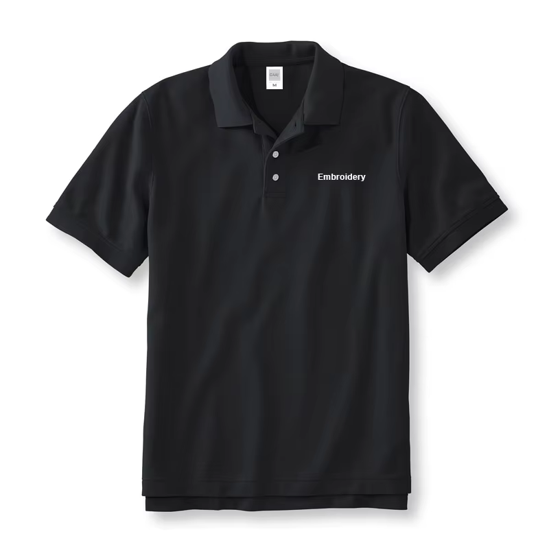 Polo Personnalisé Brodé GAAJ 100% Coton Votre Design Logo de Marque Entreprise Slogan PoloShirt Homm