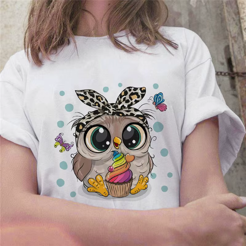 T-shirt à manches courtes pour femme, t-shirt surdimensionné, mode décontractée, mignon, théâtre, an