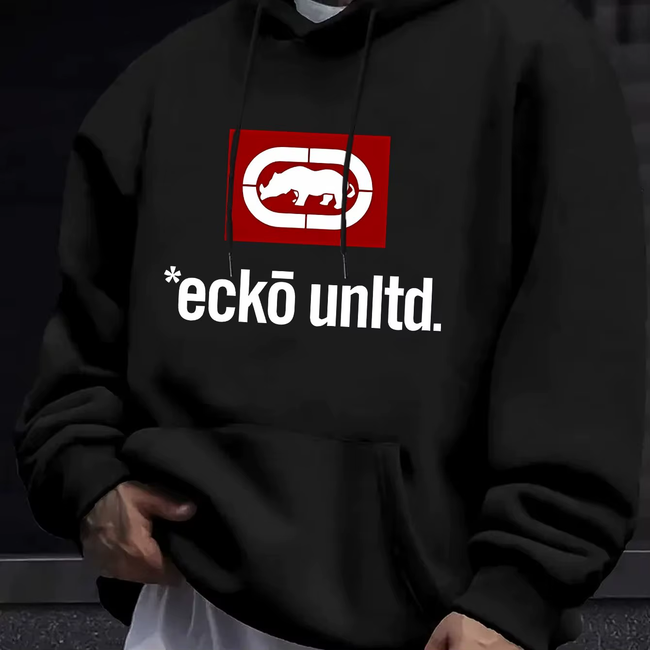 Nouveau sweat à capuche pour homme 2026 avec motif « Ecko Unlimited » - Pull décontracté à manches l