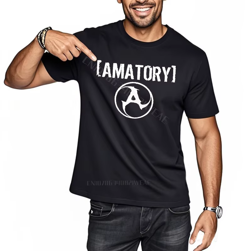 T-shirt coton mode T-shirt Amatory Logo sur T-shirt doux été T-shirt minimaliste doux Streetwear T-s
