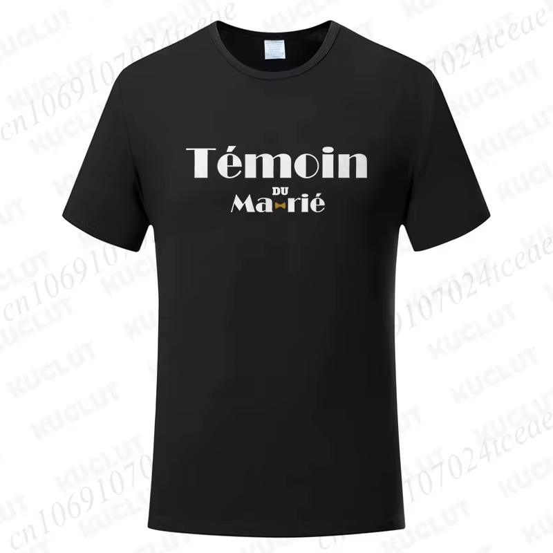 T-shirt pour homme de l'équipe EVG française, pour future mariée, témoin, partie de mariage, enterre
