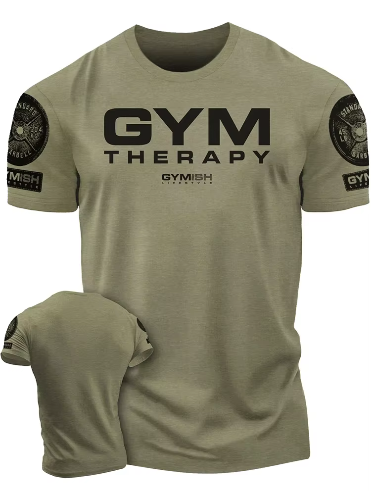Le T-shirt pour hommes imprimé en 3D pour l'été de 2025 est un best-seller pour le sport, le fitness