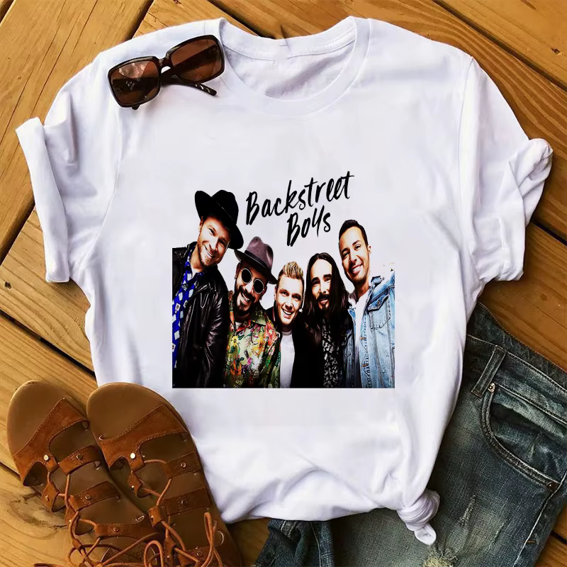 Mode d'été Backstreet Boys World t-shirts femmes unisexe t-shirts Harajuku chemises à manches courte