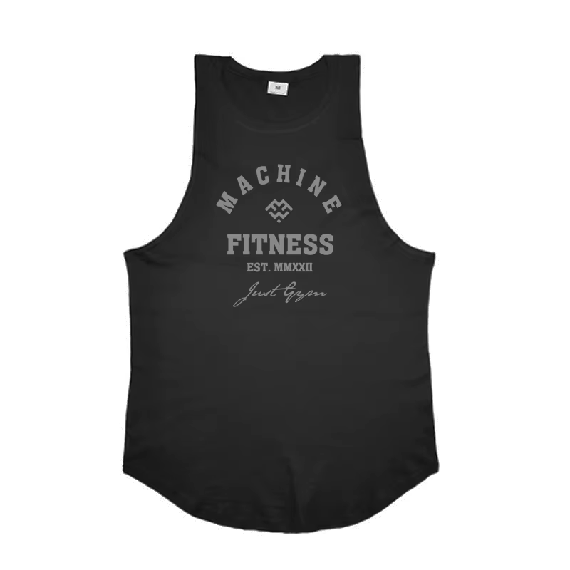 MACHINE FITNESS JUST GYM musculation débardeur hommes gilet d'entraînement coton chemise sans manche