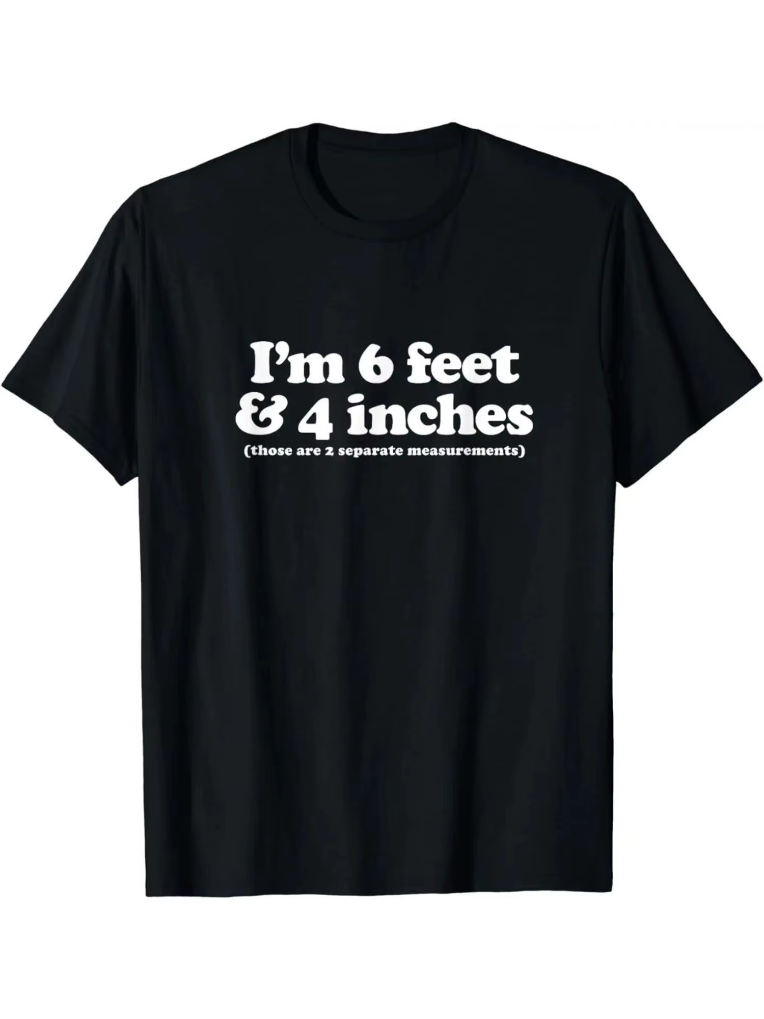 T-shirt humoristique pour hommes avec impression de texte blanc, col rond décontracté, cadeau amusan
