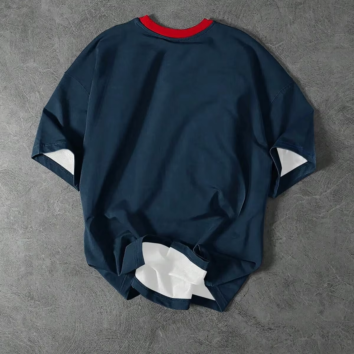 T-shirt à manches courtes et col rond pour hommes et femmes, avec lettres et chiffres imprimés, pour