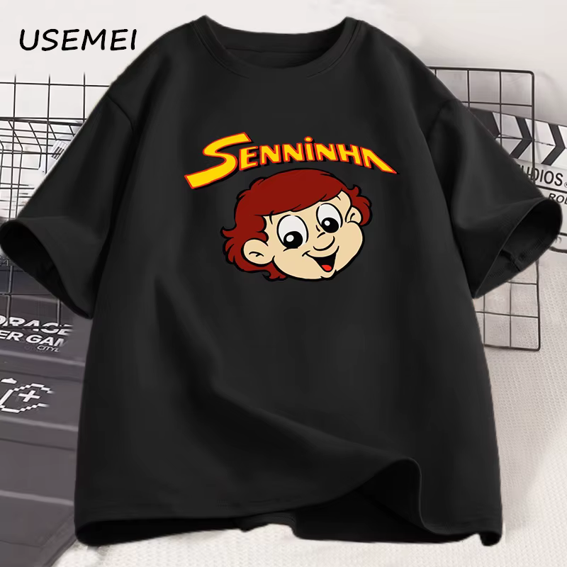 Rare Vintage années 90 Ayrton Senna Senninha Deadstock t-shirt Ayrton Senna fond de teint t-shirt co