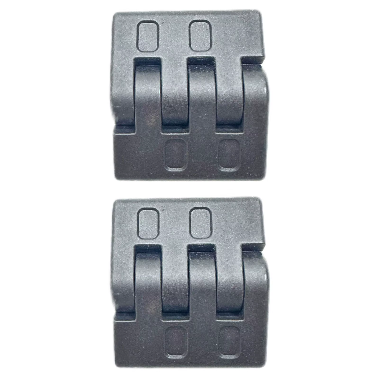 Charnières de boîtier supérieur arrière de moto, 2 pièces, faciles à installer, pièce de rechange, r