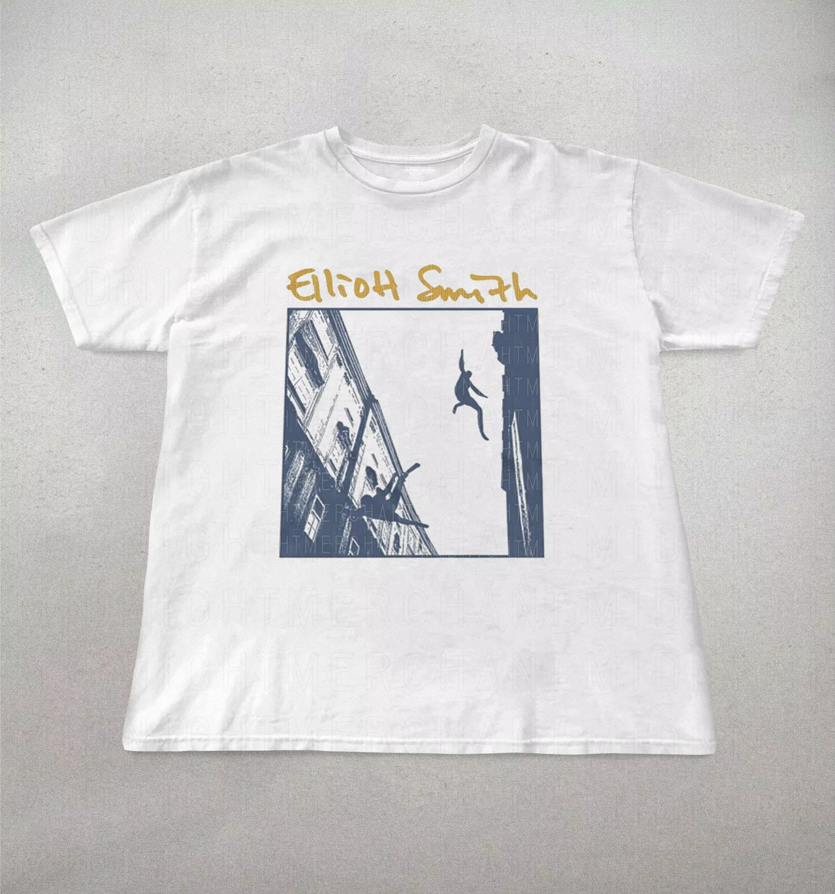 T-shirt des années 90, T-shirt Elliot Smith pour hommes, nouvelle collection d'été, mode décontracté