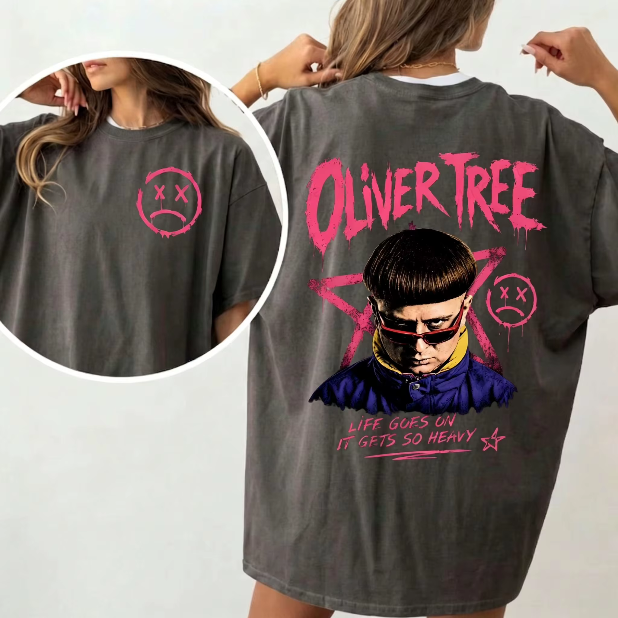 Chemise rétro Oliver Tree, T-shirt commémoratif pour fans d'Oliver Tree, en pur coton, streetwear po
