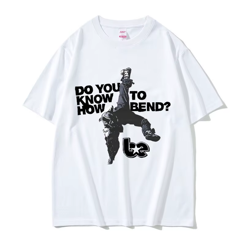 Frappé-moi dur et doux vous savez pour comment plier le même Style imprimé T-shirts hommes femmes mo