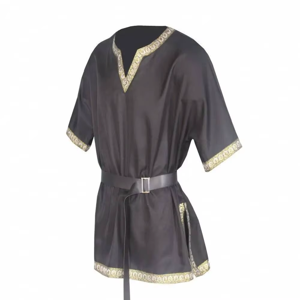 Chemise Celtique Médiévale Renaissance du 17ème Siècle Nordique Vintage Cosplay Performance Masquera