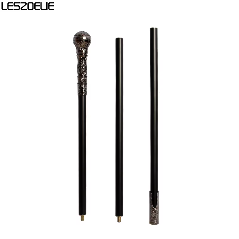 Bâton de marche de luxe avec poignée en argent pour homme et femme, élégant, Vintage, 143cm (56.3 ''