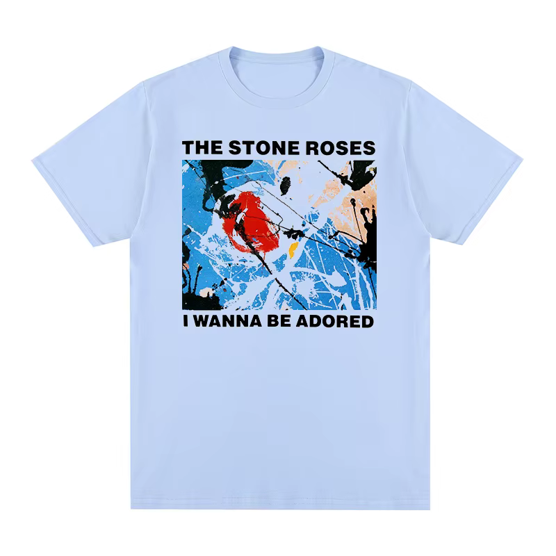 T-shirt en coton pour homme et femme, unisexe, motifs de Roses et de pierres précieuses