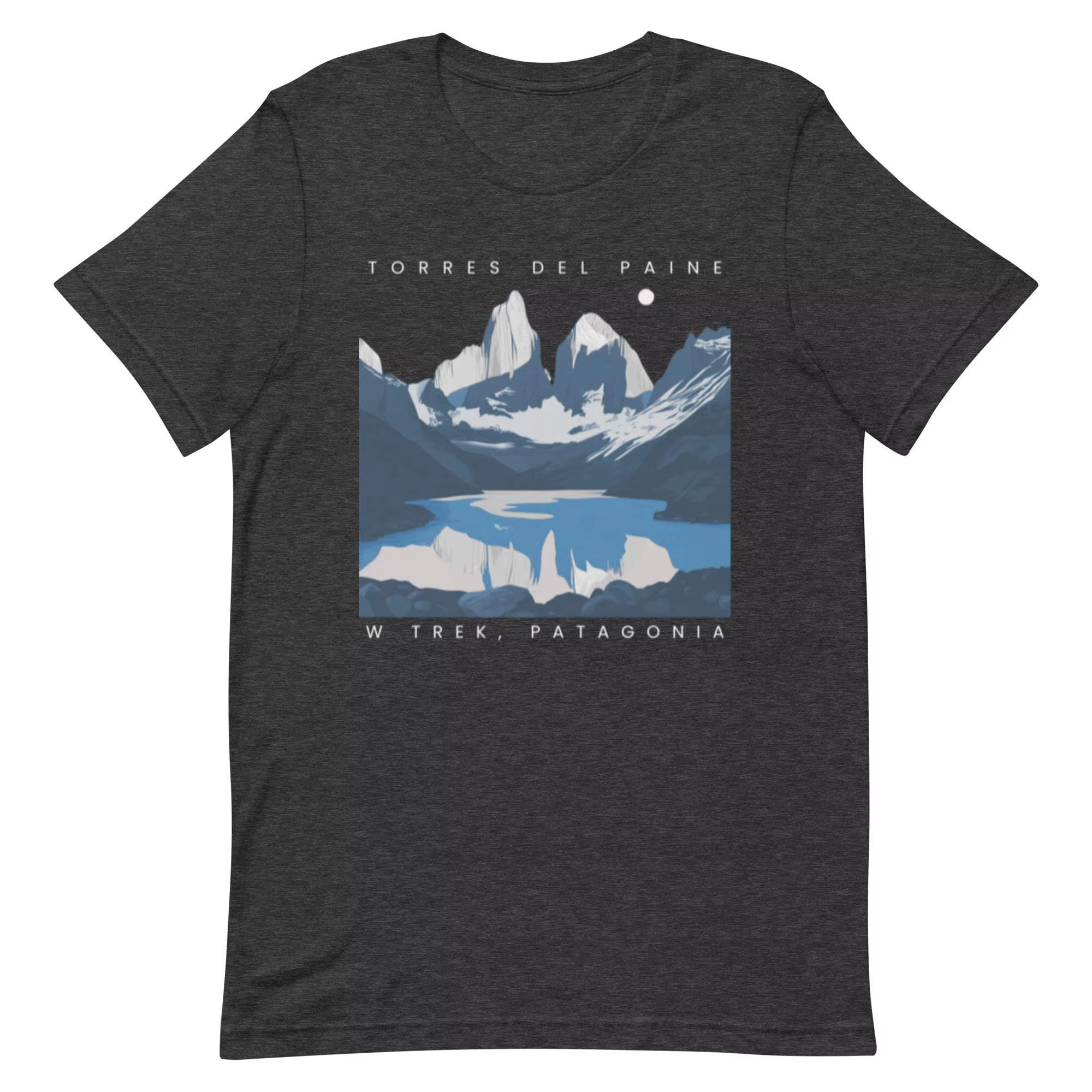T-shirt Parque Nacional Torres Del Paine Patagonia -W Trek O Circuit 2026, vêtements d'été pour homm