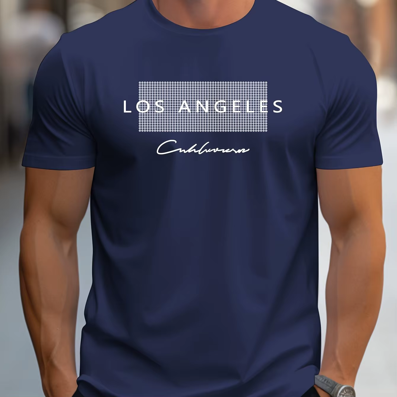 T-shirt d'été à manches courtes et col rond pour hommes, coupe ample, grande taille, imprimé graphiq