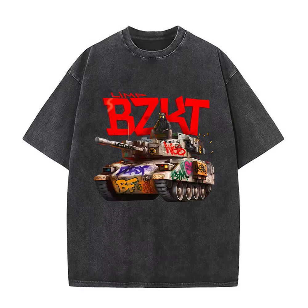 Y2k t-shirt hommes vêtements lavé Vintage groupe de Rock Limp Bizkit Album graphique 2025 hommes vêt