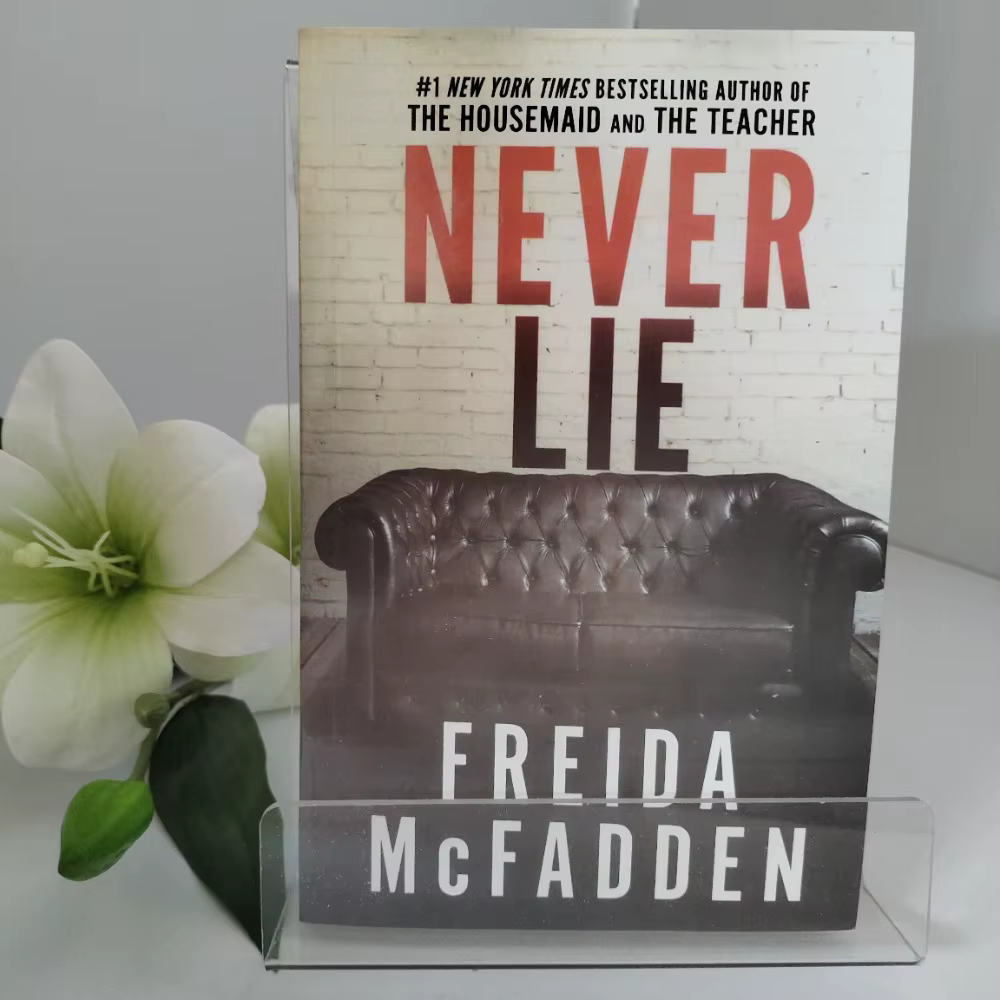 Never Lie de Freida McFadden, un thriller psychologique sur les secrets, les mensonges et une finale