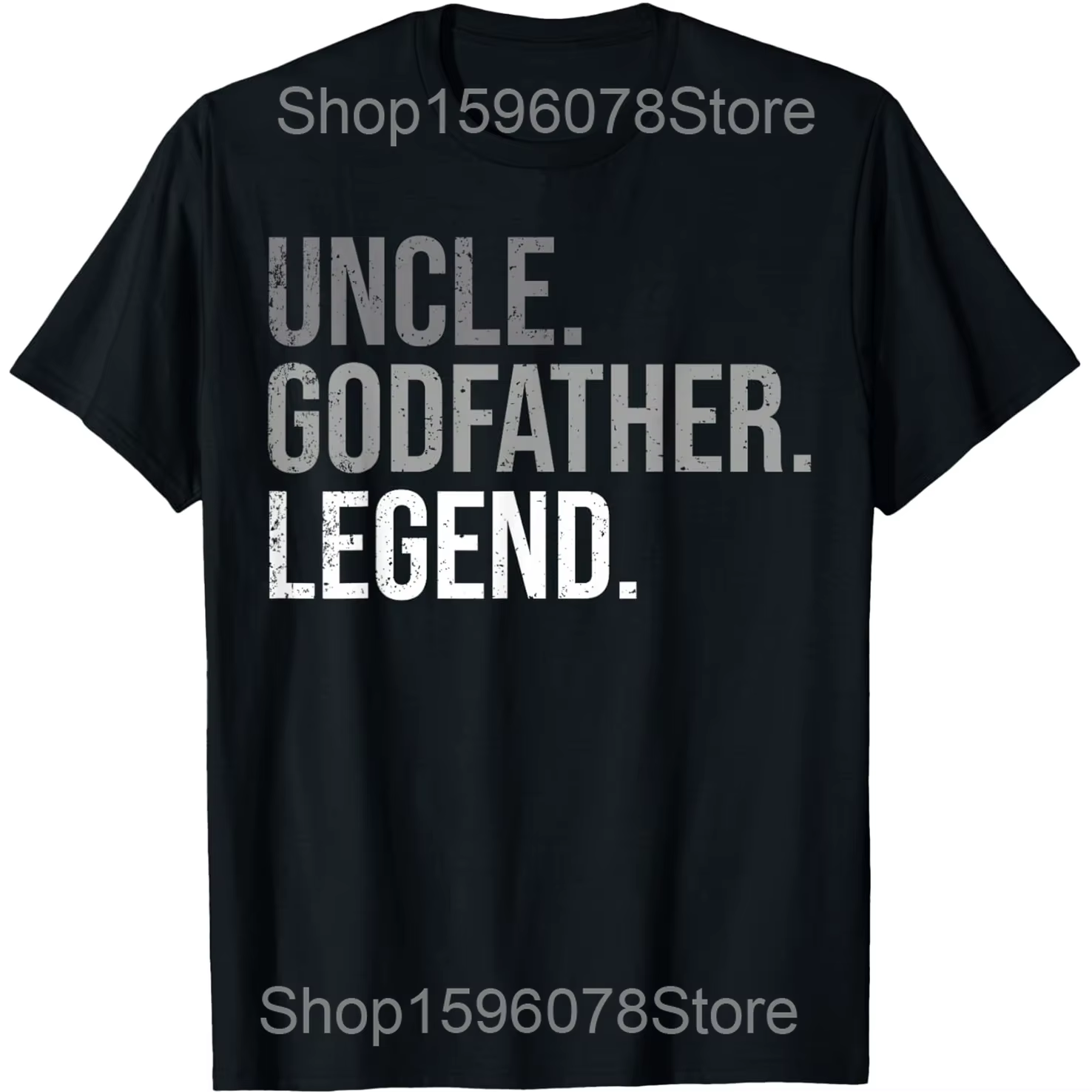 Cool Oncles Club rétro drôle nouveau oncle t-shirts hommes coton Humor Streetwear t-shirt à manches