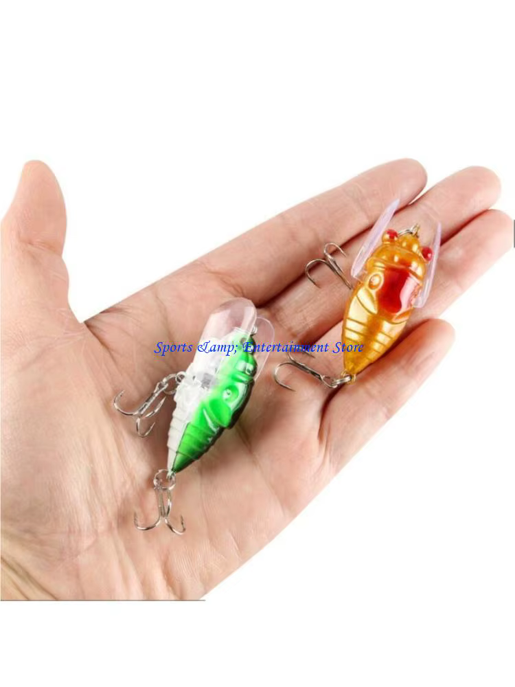 Leurres pêche aux cigales G7NF pour une action efficace pour attirer diverses espèces poissons