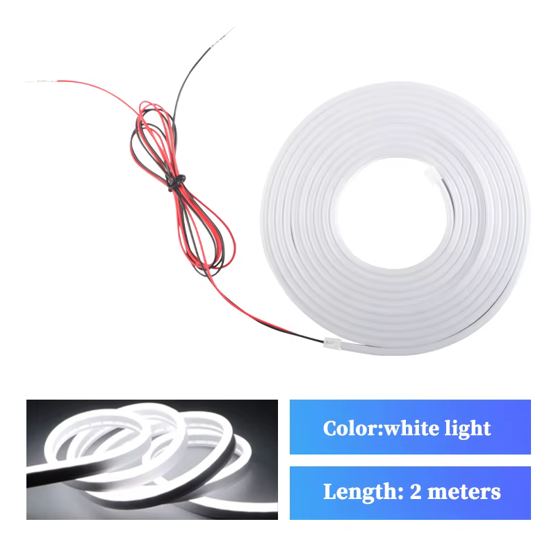 Lumières d'éclairage de coffre LED, bande lumineuse Flexible à flux dynamique, lampe d'ambiance à ba