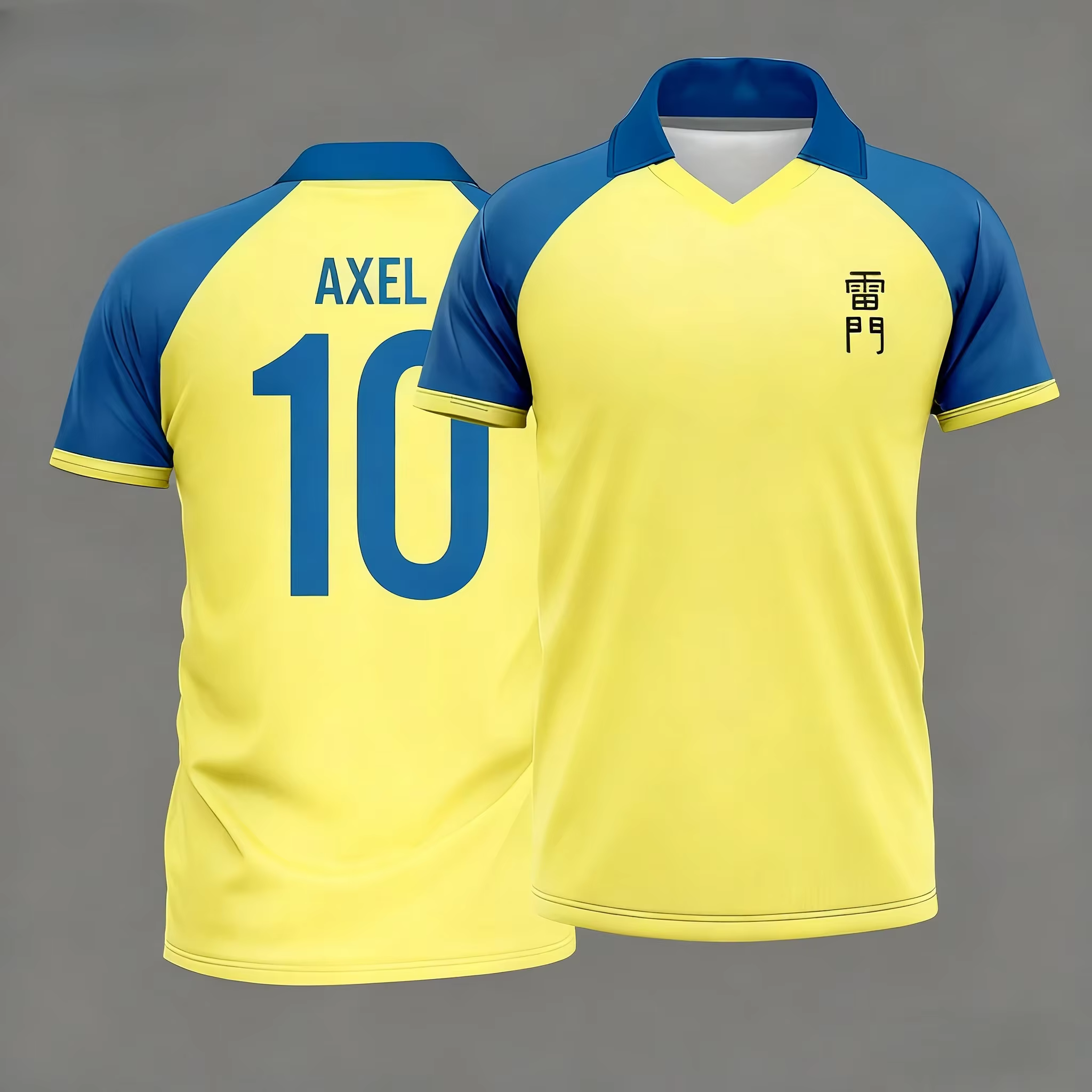 Polo de football japonais Anime Inazuma Eleven Kaio pour garçons et filles, vêtements de sport décon