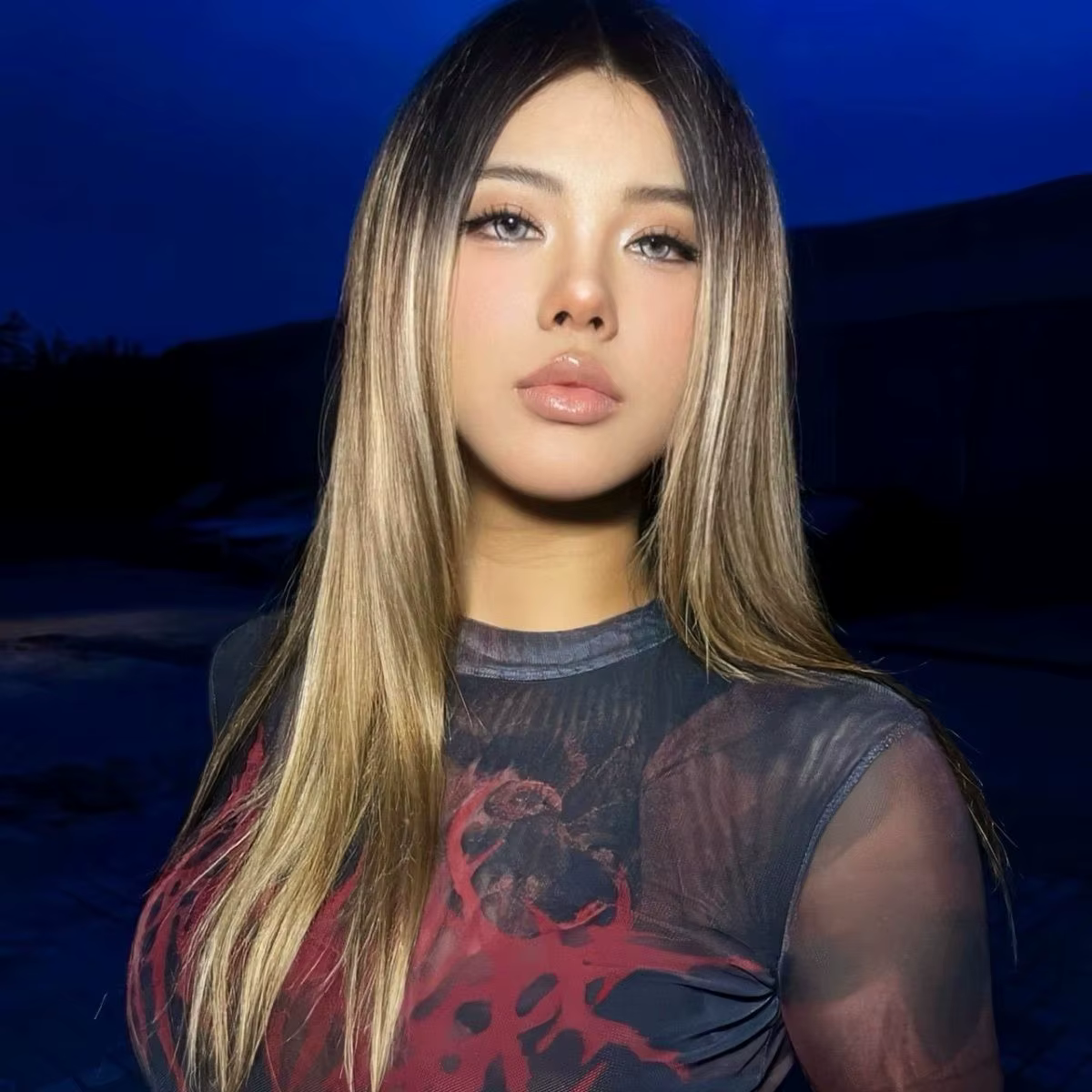 T-shirt imprimé Y2K en maille à manches longues pour femme, coupe ajustée, style américain, idéal po
